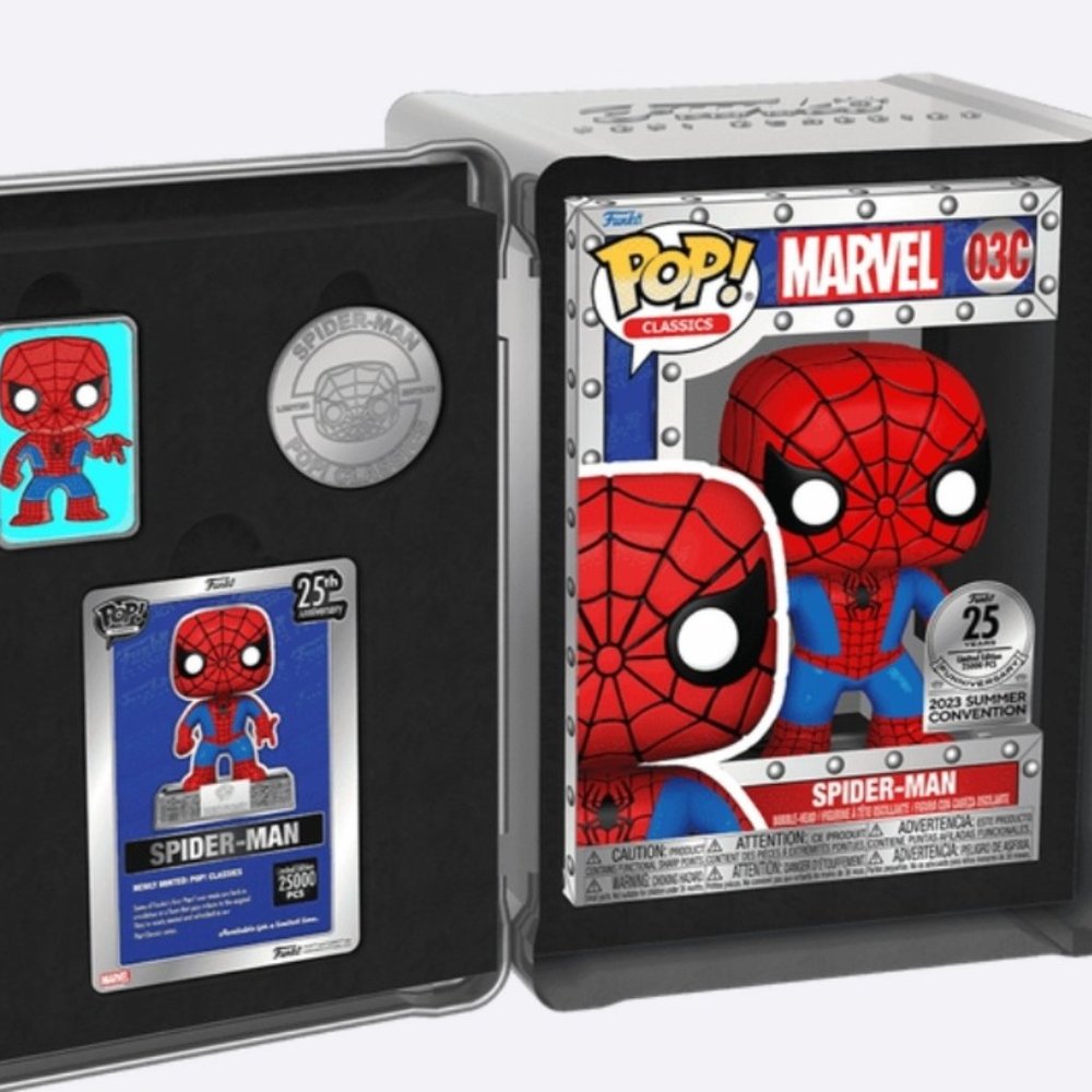 FUNKO 25th ANNIVERSARY SPIDERMAN FIGURE